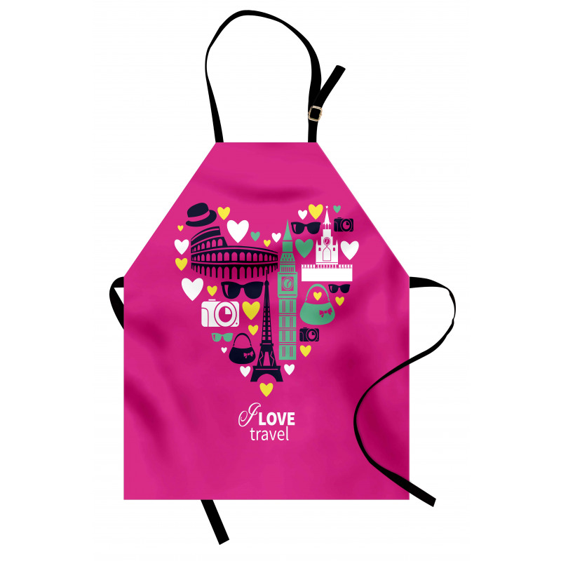 Traveling European Landmarks Apron