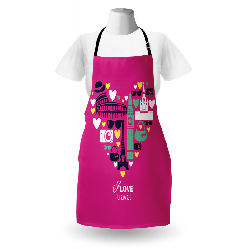 Traveling European Landmarks Apron