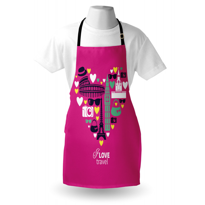 Traveling European Landmarks Apron