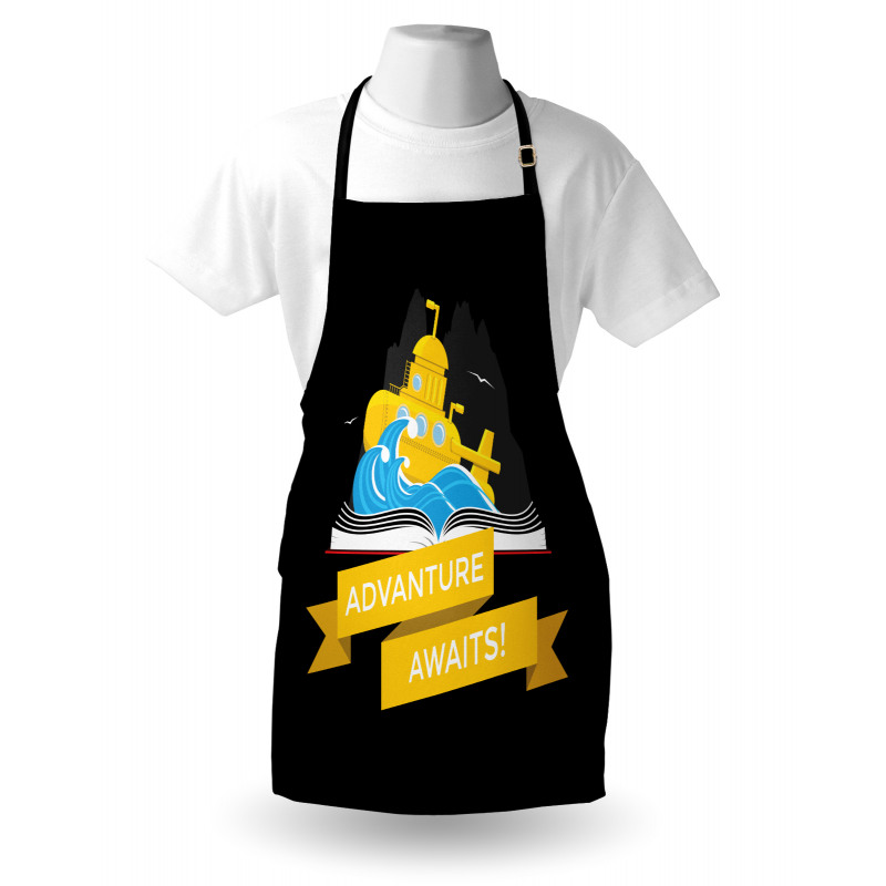 Adventure Awaits Book Apron