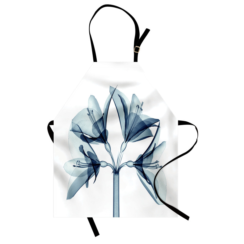 Xray Amaryllis Flowers Deco Apron