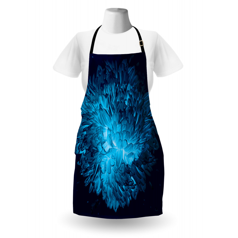 Luminous Chrysanthemum Art Apron