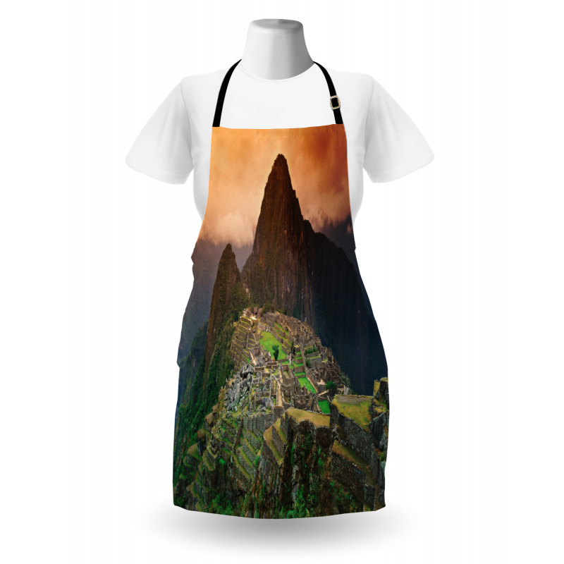 Machu Picchu Ruins Photo Apron