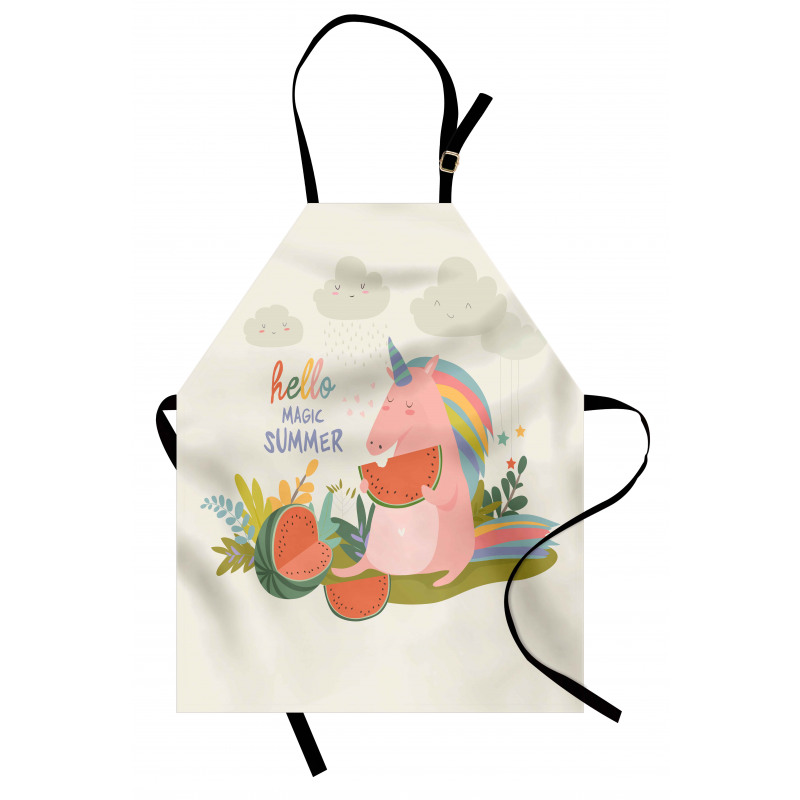 Summer Unicorn Watermelon Apron