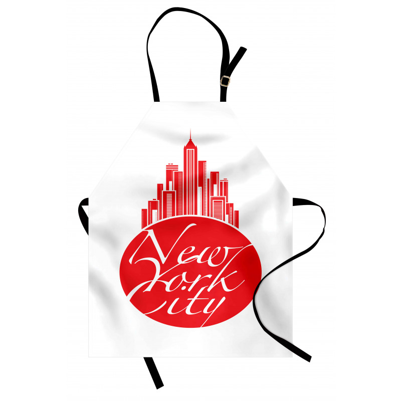 New York City Apple Emblem Look Apron