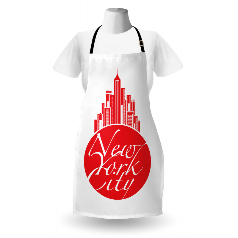 New York City Apple Emblem Look Apron