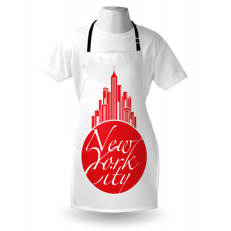 New York City Apple Emblem Look Apron