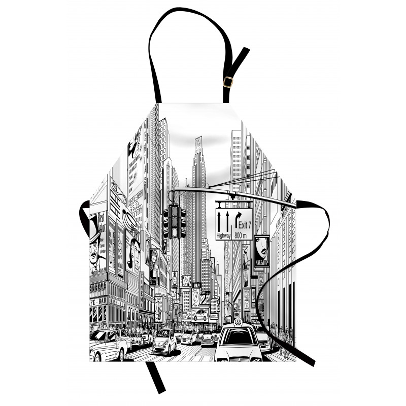 Street of New York Urban Sketch Apron