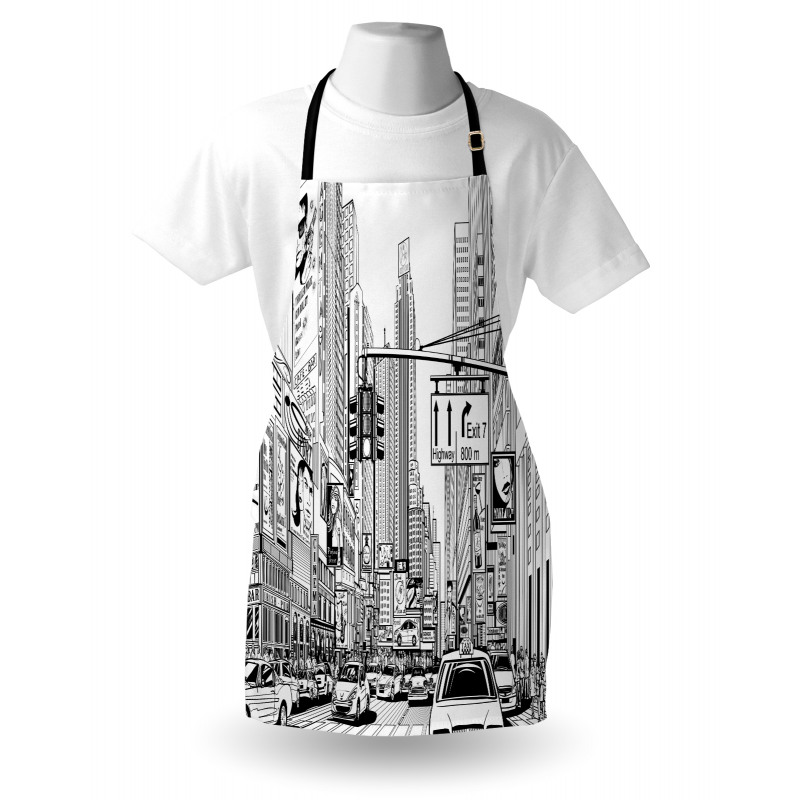 Street of New York Urban Sketch Apron