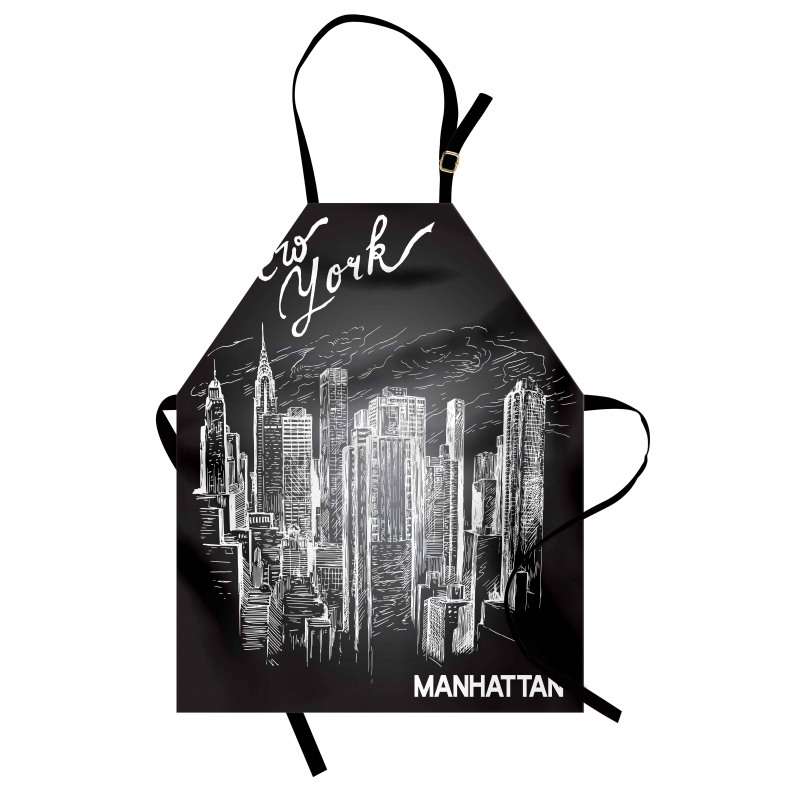 New York Manhattan Skyscrapers Apron