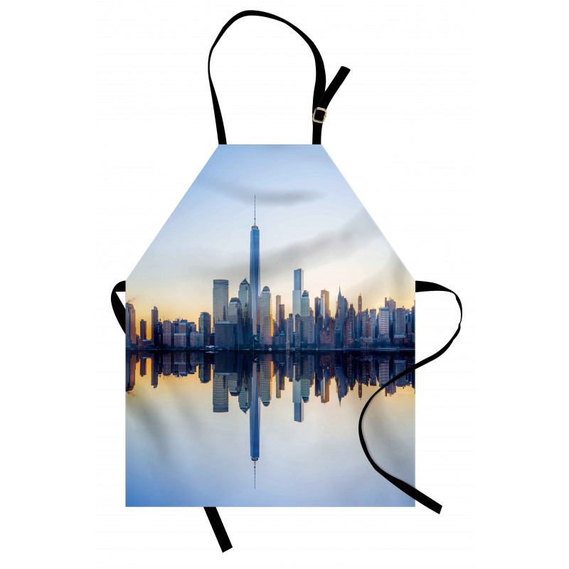 Manhattan Skyline Reflection Apron