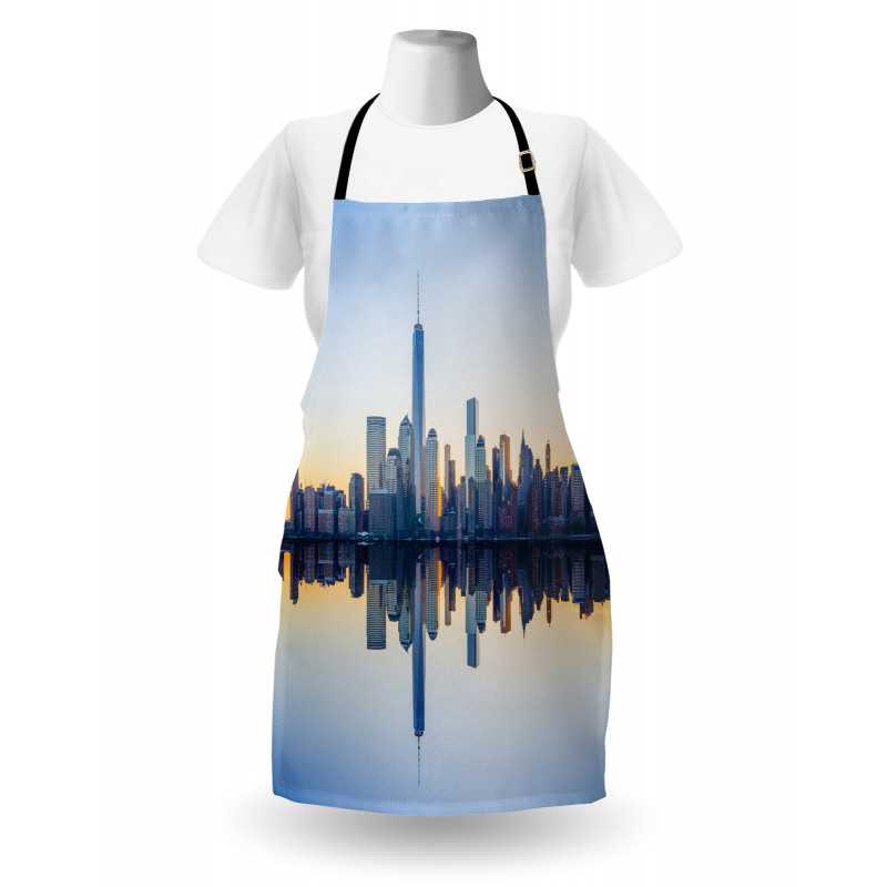 Manhattan Skyline Reflection Apron