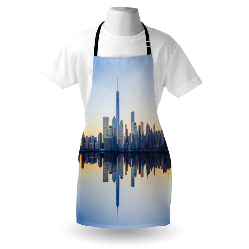 Manhattan Skyline Reflection Apron