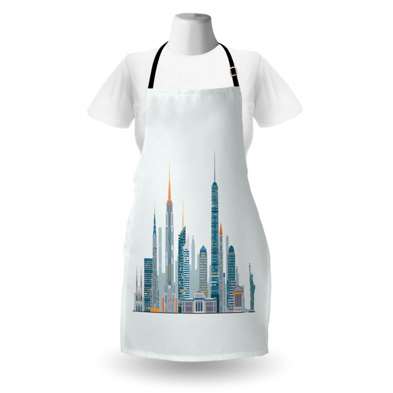 Megacity New York Illustration Apron