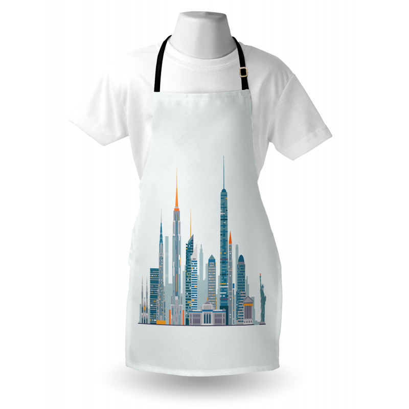 Megacity New York Illustration Apron