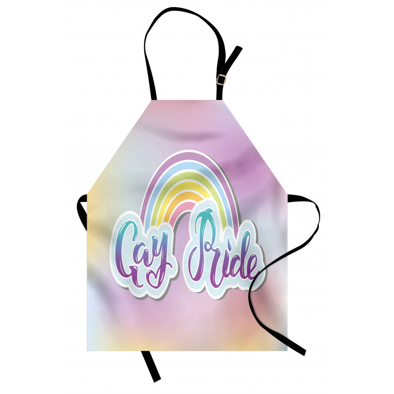 Gay Pride Clouds and Rainbow Apron