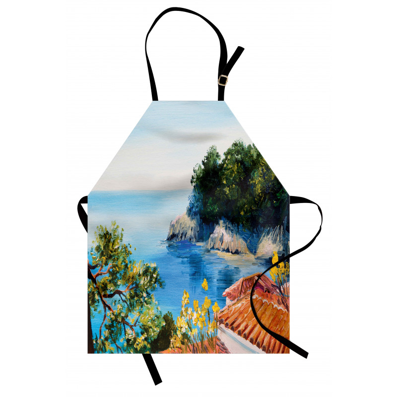 Mediterranean Scenery Apron