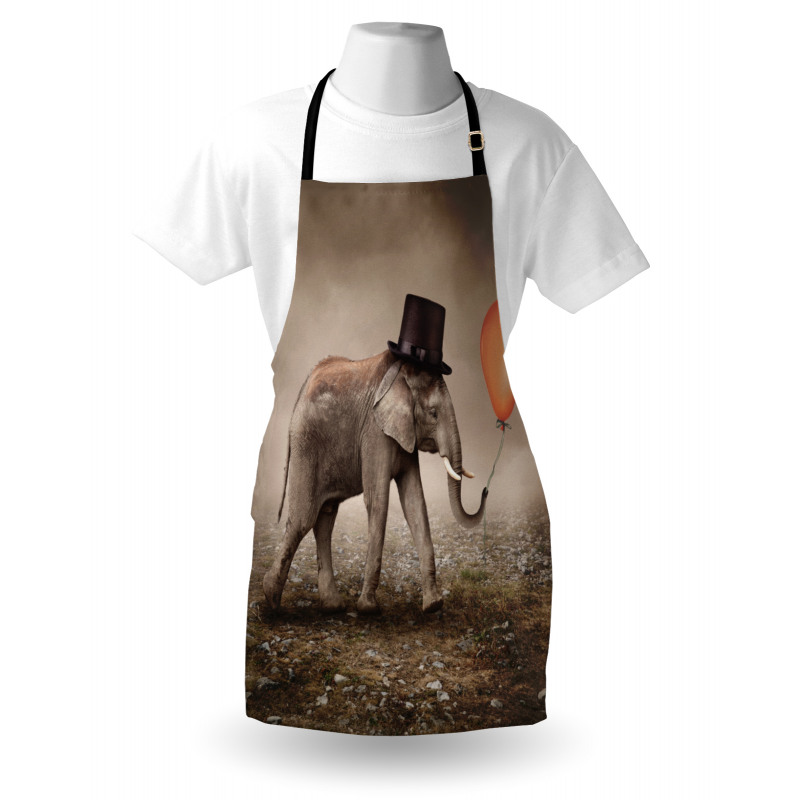 Illusionist Elephant Apron