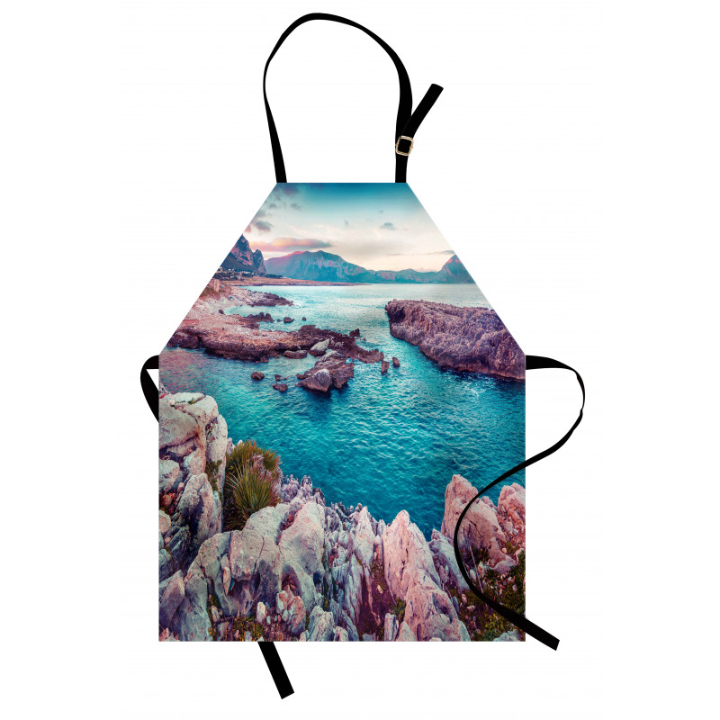 Vibrant Mediterranean Sea Apron