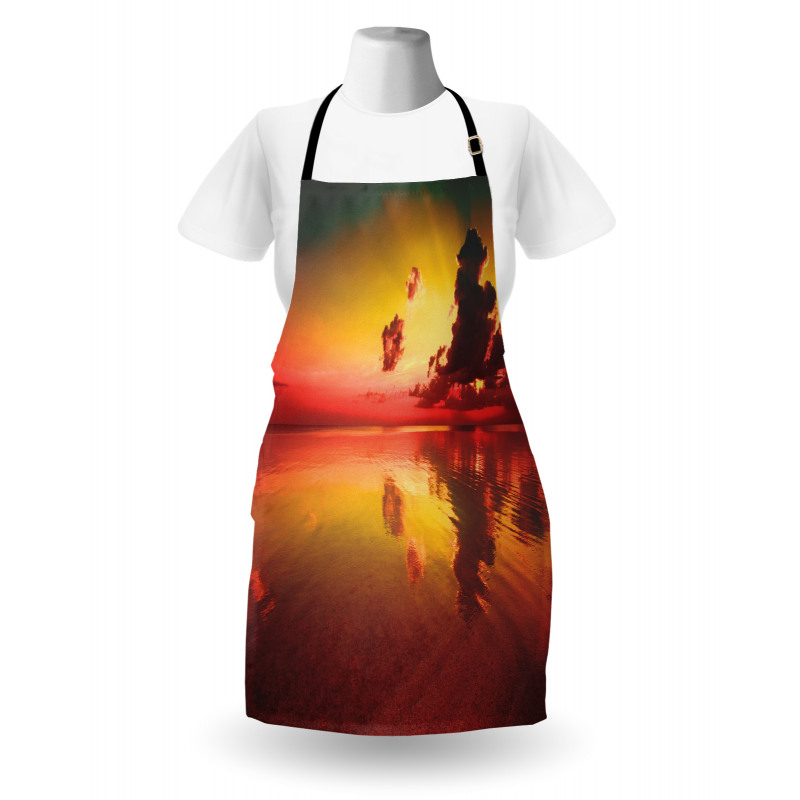 Sunrise Water Reflection Apron