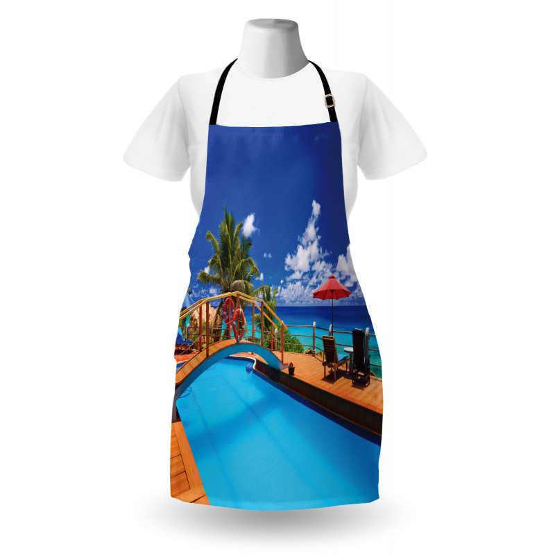 Sea Pool Beach Holiday Apron