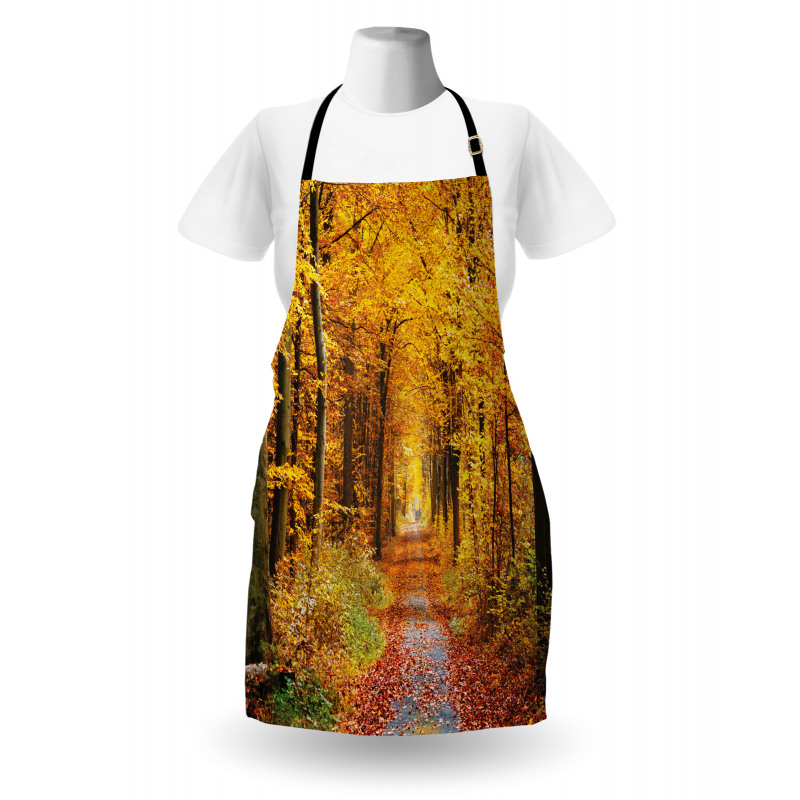 Foliage Leaves Autumn Apron