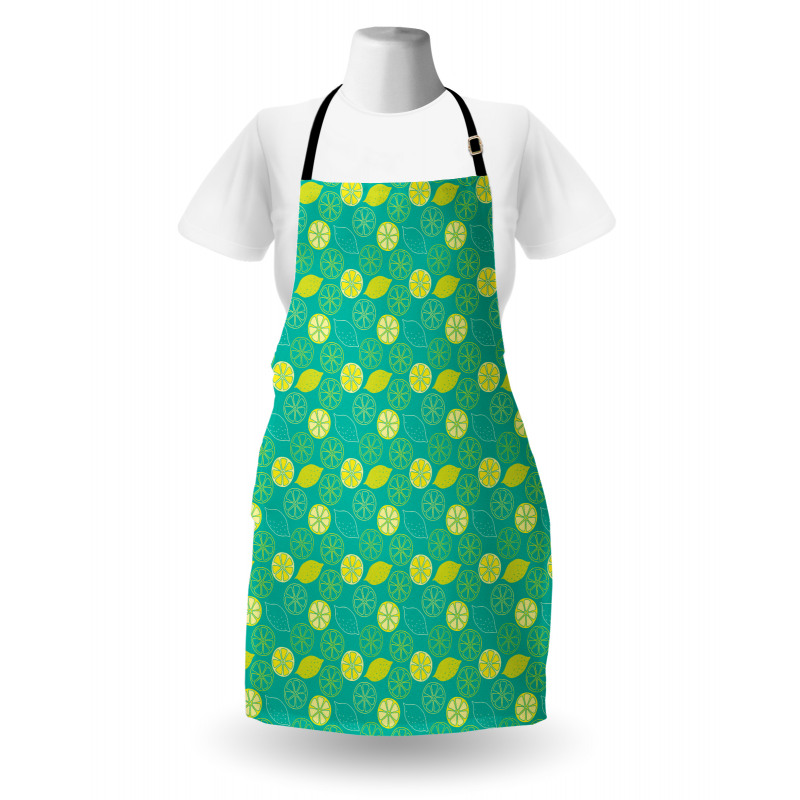 Pattern Citrus Lemons Apron