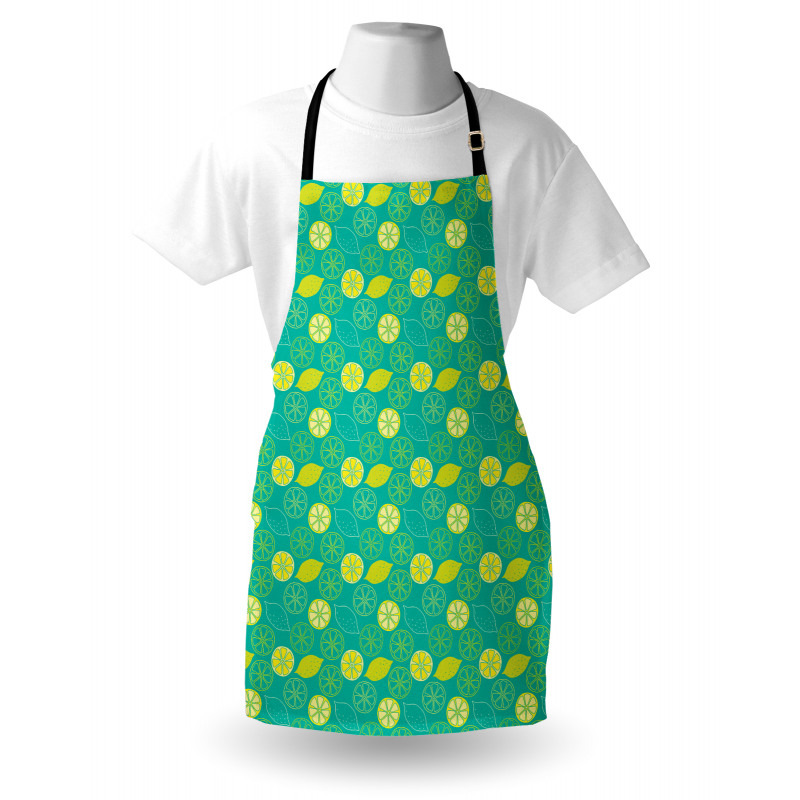 Pattern Citrus Lemons Apron