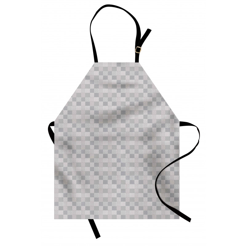 Squares with Wavy Lines Apron