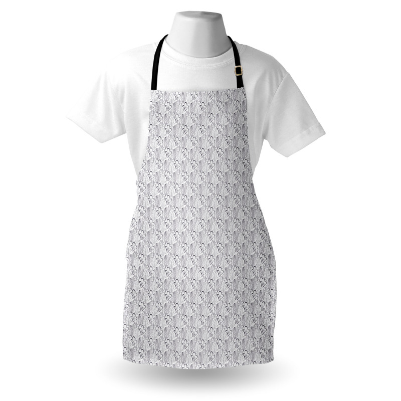 Outline Botanical Elements Apron