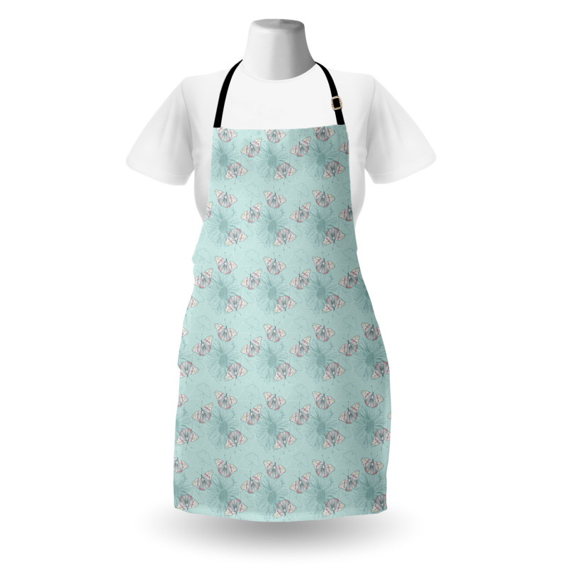 Vintage Flower and Butterfly Apron