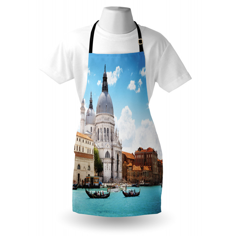 Gökyüzü Mutfak Önlüğü Venedik Gondolları Manzaralı