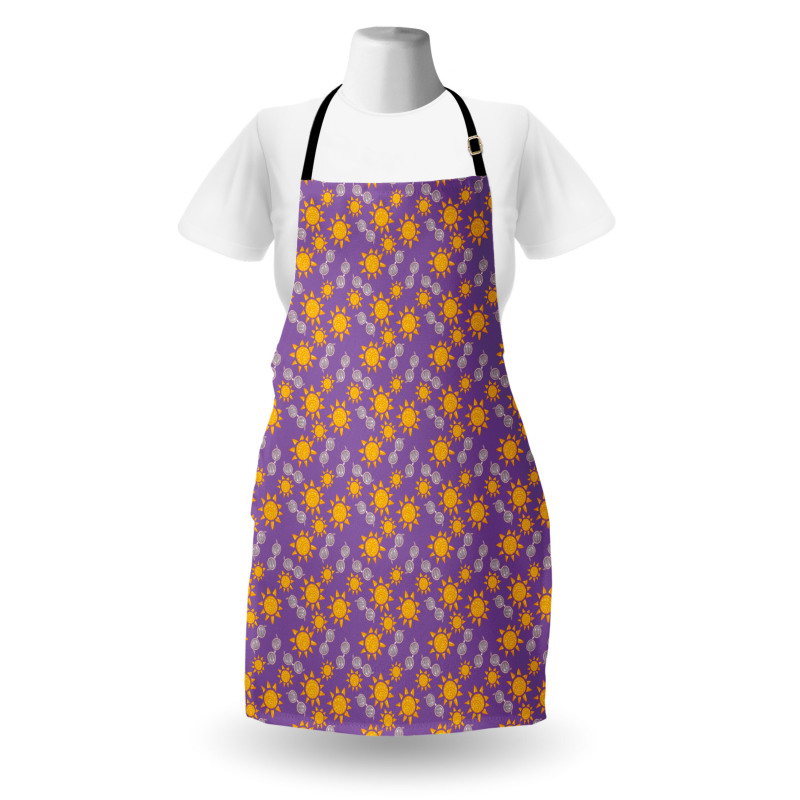 Sun and Sunglasses Pattern Apron