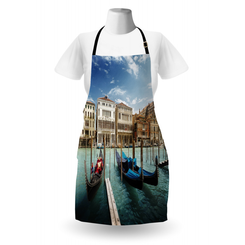 Gondolas Venetian Lagoon Apron