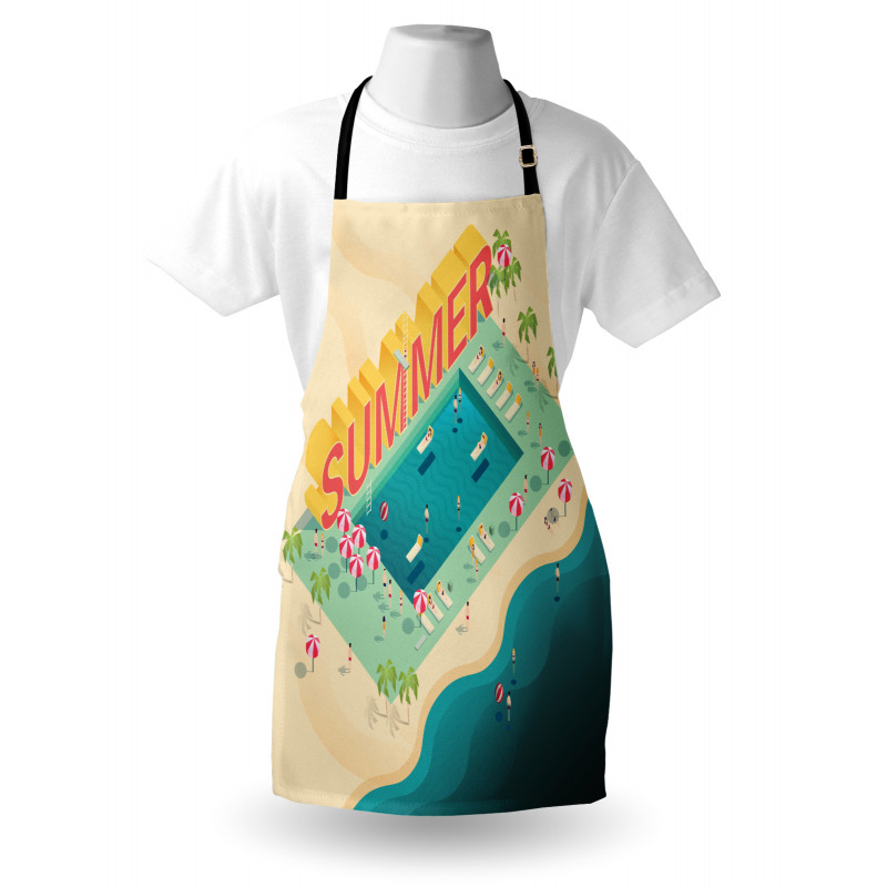 Summer Beach Ocean Fun Apron