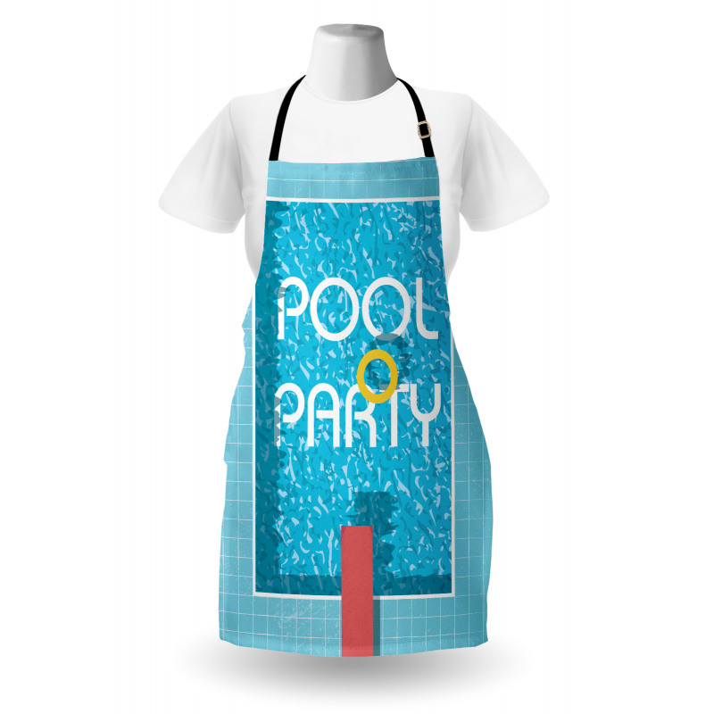 Retro Art Swimming Pool Apron