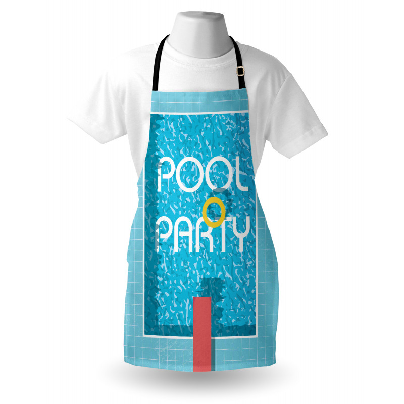 Retro Art Swimming Pool Apron