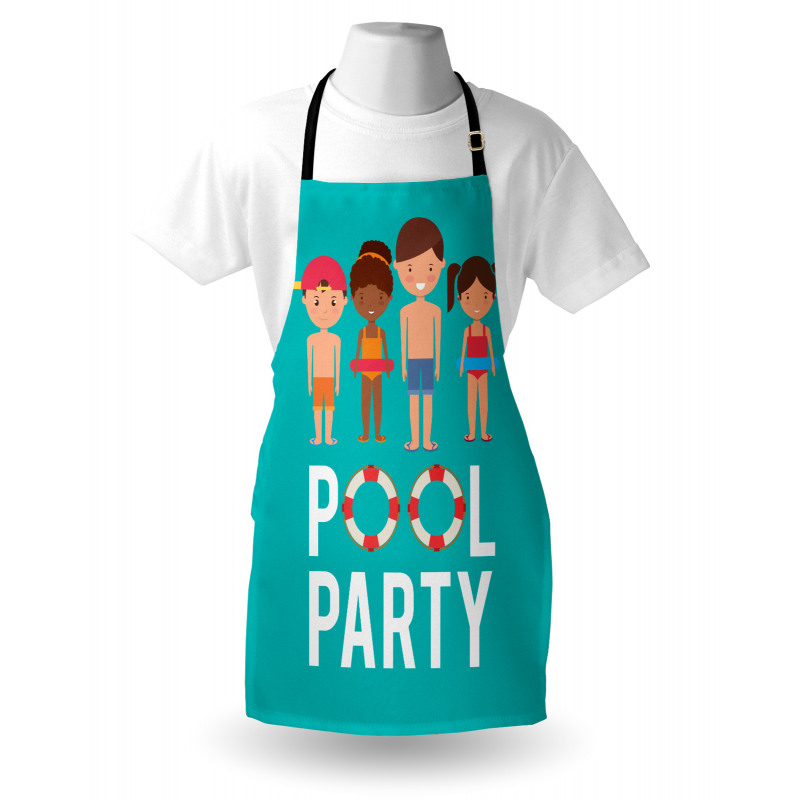 Happy Children Swimsuits Apron