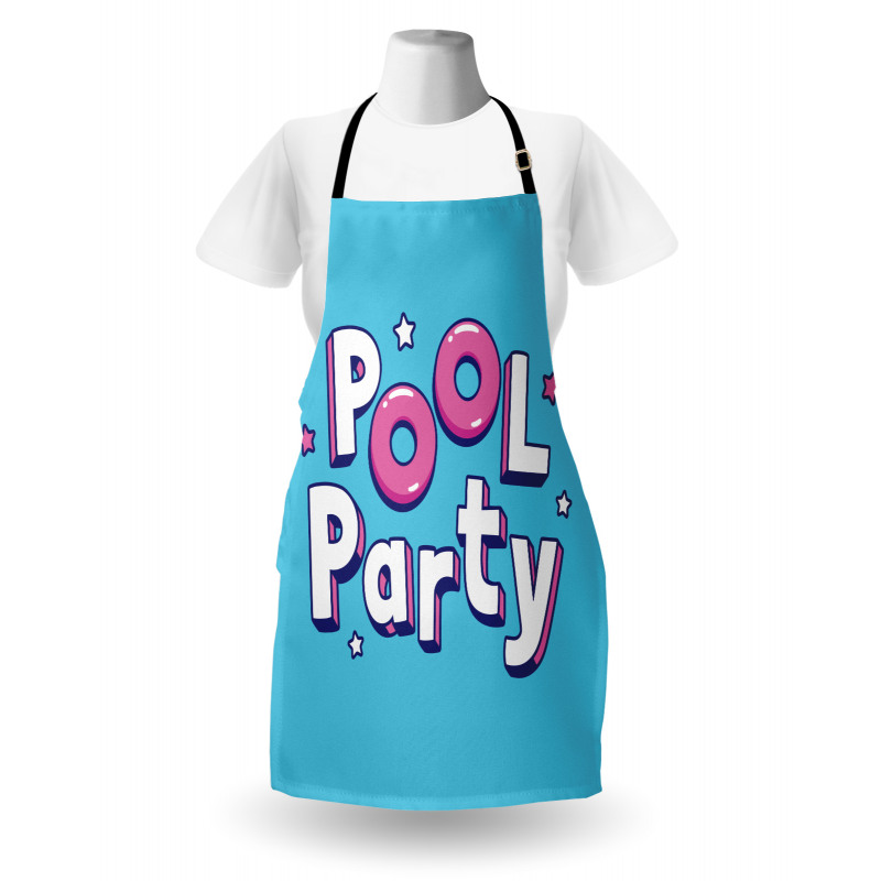 Cartoon Lettering Apron