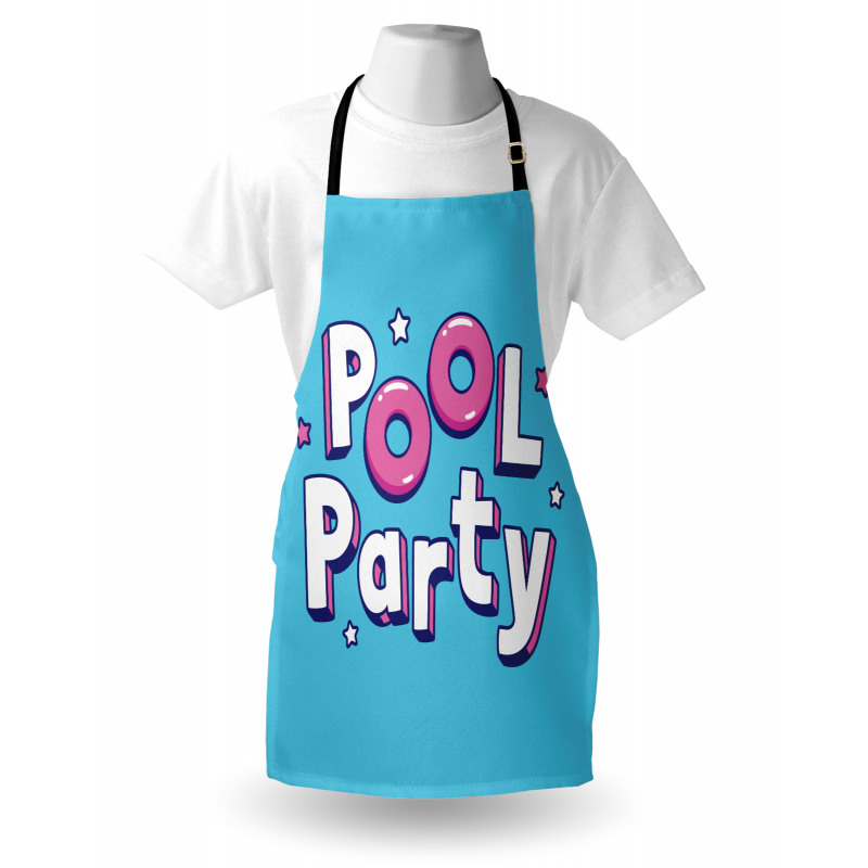 Cartoon Lettering Apron