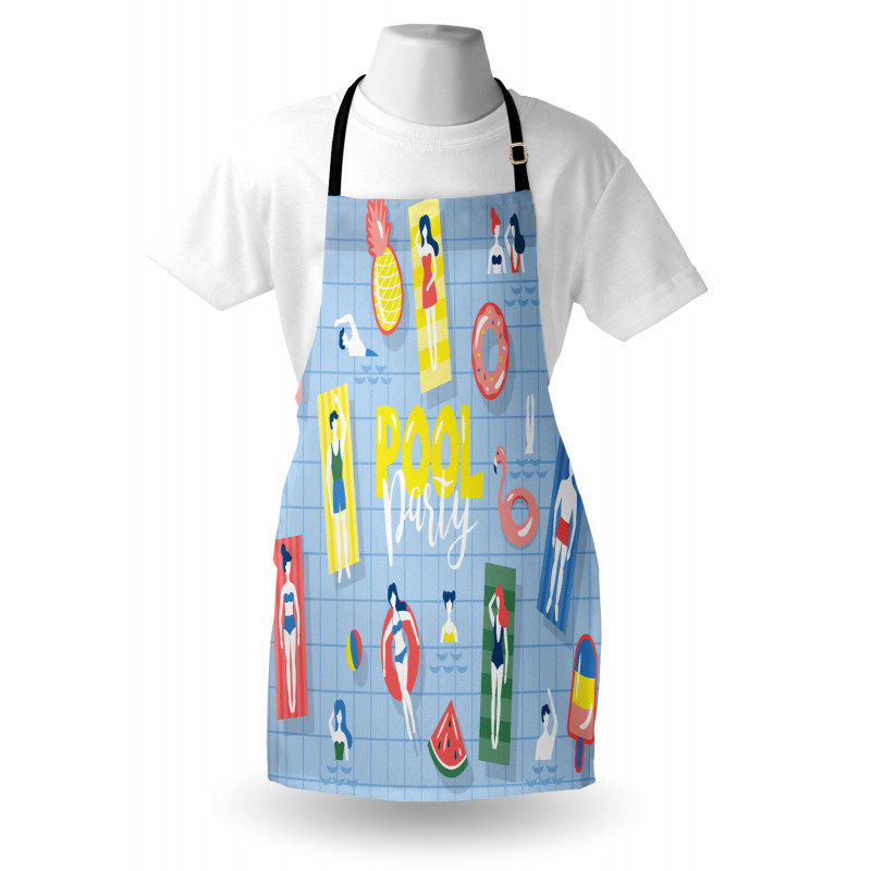 Doodle Characters Summer Apron