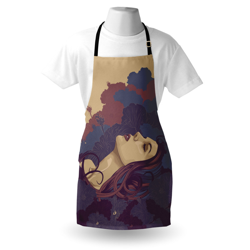 Abstract Floral Art Woman Apron