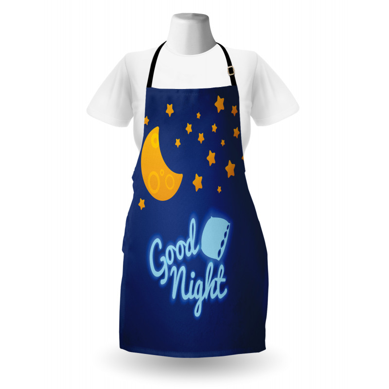 Nursery Bed Time Graphic Apron