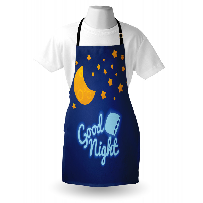 Nursery Bed Time Graphic Apron