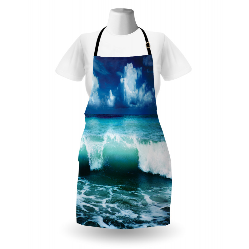 Caribbean Seascape Waves Apron