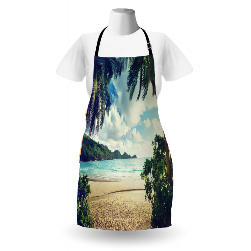 Summer Vintage Tropical Apron