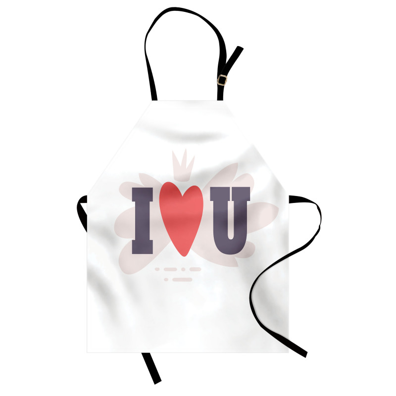 I Heart You Simple Pictogram Apron