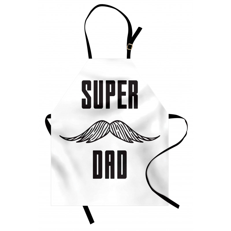 Super Dad with Mustache Apron