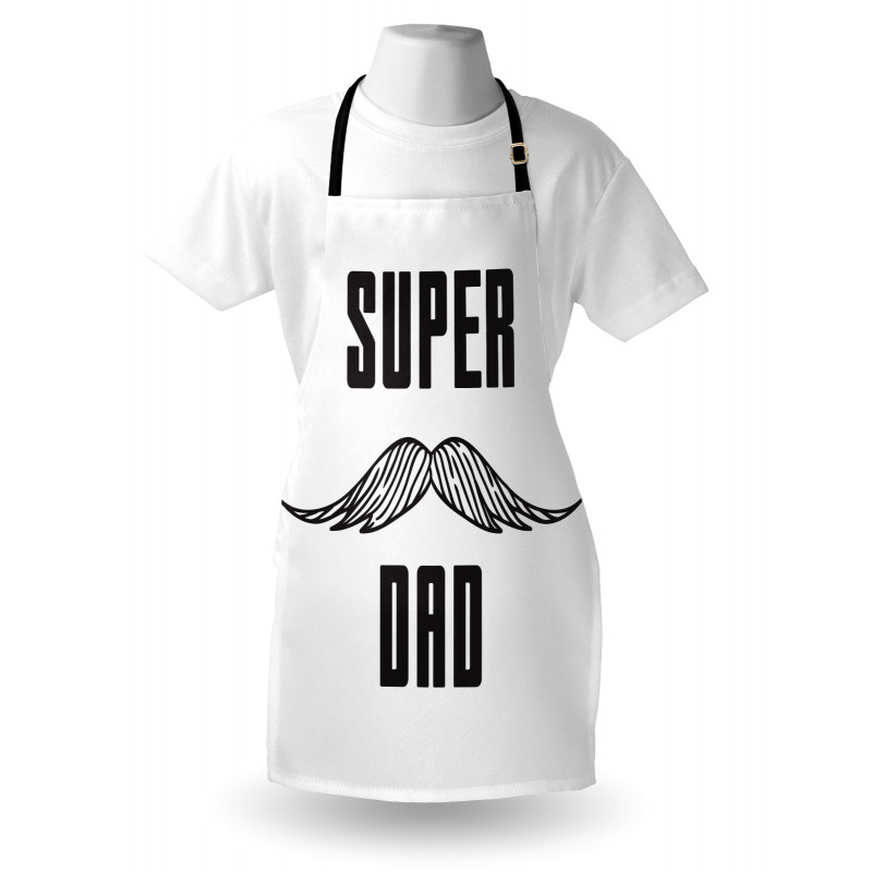 Super Dad with Mustache Apron