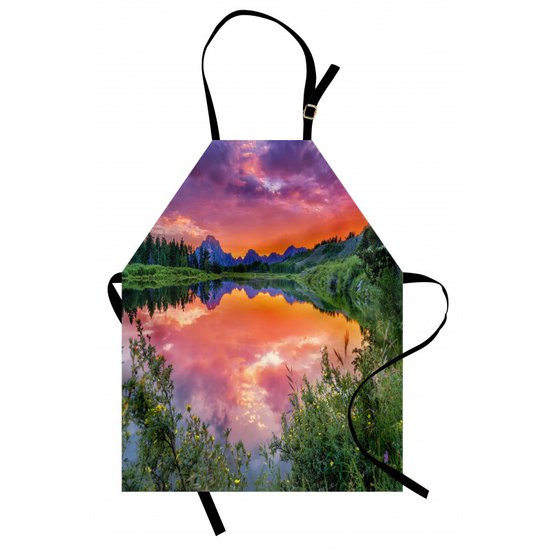 Sunset Reflection River Apron